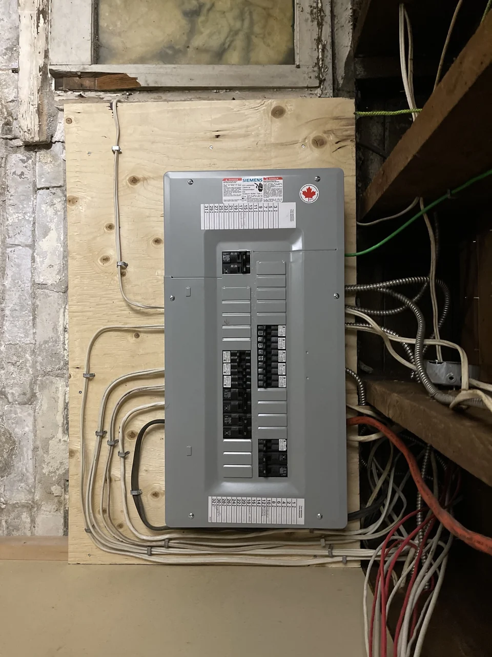 Electrical panel upgrade by Tesla Pro Electric Inc. in the Toronto area