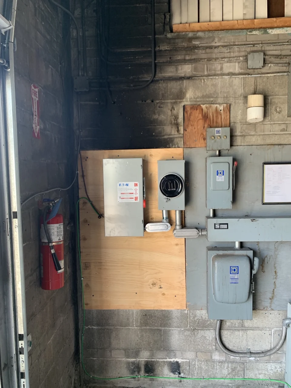 Renovation electrical equipment by Tesla Pro Electric Inc.